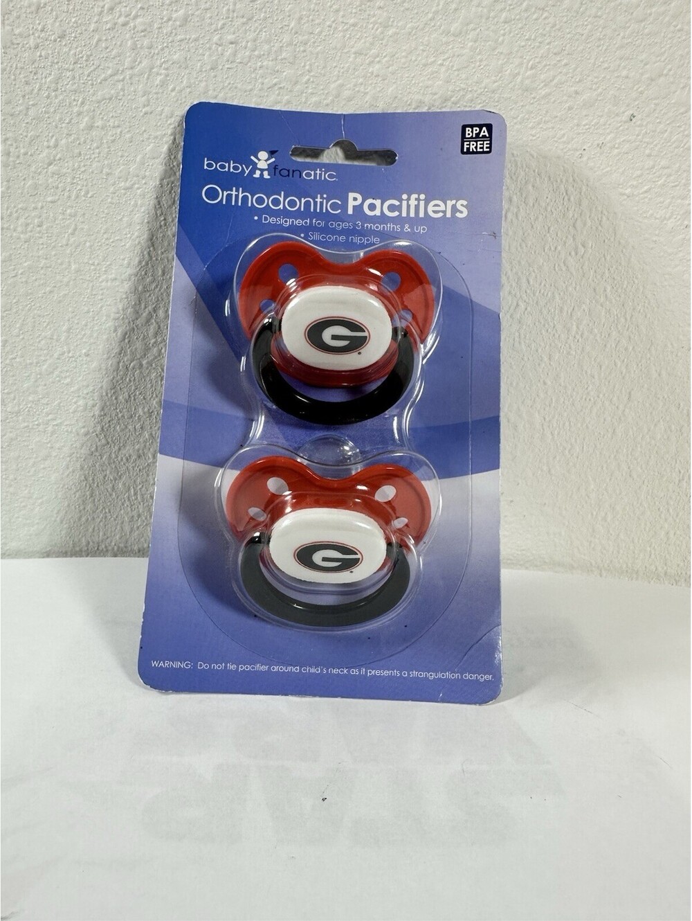 BabyFanatic - Georgia Bulldogs - Officially Licensed NCAA Pacifier 2-Pack